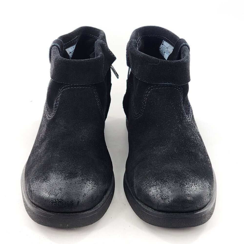 UGG Josefene Cuff Suede Ankle Booties Zip Black - Picture 3 of 10